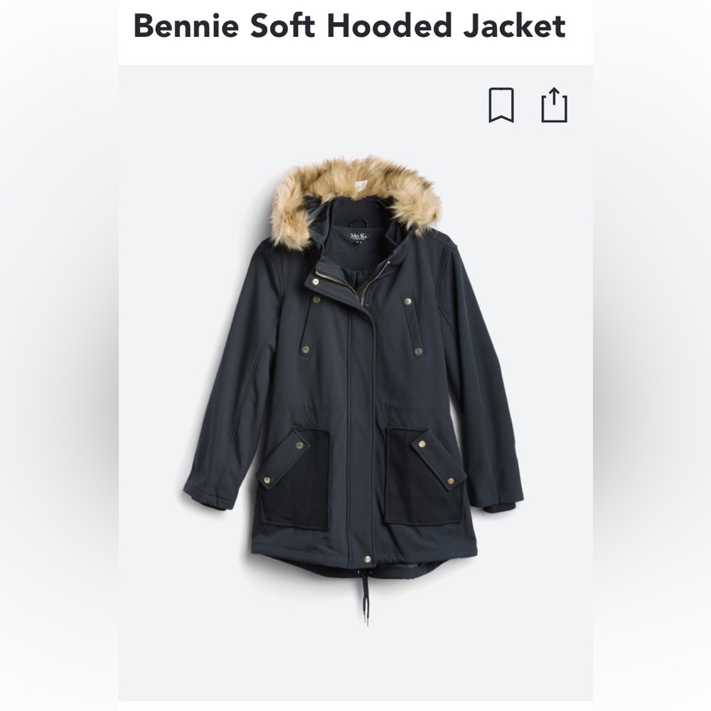 Mo Ka navy blue jacket